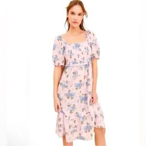 Gal meets Glam forever floral smocked dress
